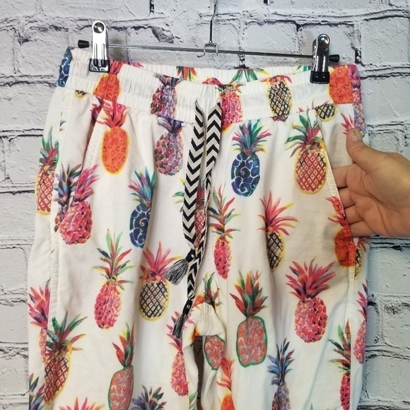J Crew Ratti Seaside Pineapple Joggers - Picture 4 of 9